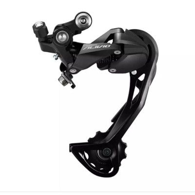 DERAILLEUR VTT AR SHIMANO ALIVIO M3100 9V. NOIR S/GDE CHAPE