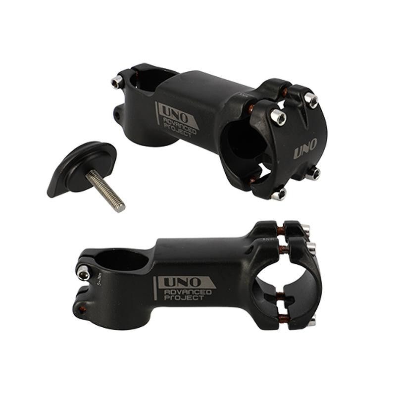 POTENCE VTT AHEAD SET 1''1/8 L70 UNO ALU 6061 NOIR + 7° (CINTRE 31.8)