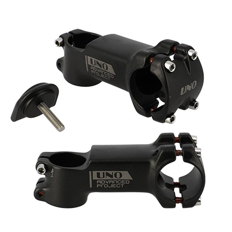 POTENCE VTT AHEAD SET 1''1/8 L90 UNO ALU 6061 NOIR + 7° (CINTRE 31.8)