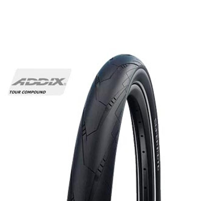 PNEU VTT/URBAIN 27.5X2.40 TR SCHWALBE SUPER MOTO TT NOIR (62-584) VAE/E BIKE 50 KM/H