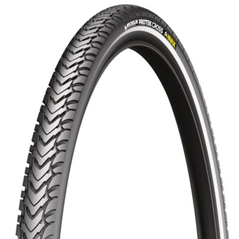PNEU VTC/URBAIN 700X47 TR MICHELIN PROTEK CROSS MAX FLANC REFLECHISSANT TT NOIR (47-622)