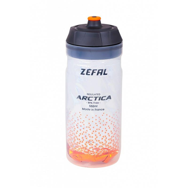 BIDON ZEFAL ISOTHERM ARCTICA 55 ARGENT/ORANGE 550ML (ISOTHERME 2H30)