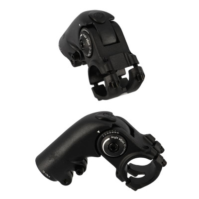 POTENCE REGLABLE AHEAD SET 1''1/8 L60 ERGOTEC OCTOPUS AHEAD 50 ALU NOIR 0/+60° (CINTRE 31.