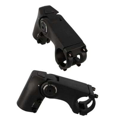 POTENCE REGLABLE AHEAD SET 1''1/8 L90 ERGOTEC SEPIA AHEAD 50 ALU NOIR 0/+60° (CINTRE 31.