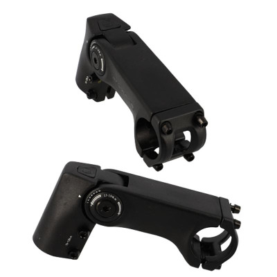 POTENCE REGLABLE AHEAD SET 1''1/8 L110 ERGOTEC SEPIA AHEAD 50 ALU NOIR 0/+60° (CINTRE 31.8