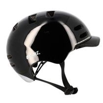 CASQUE URBAIN OPTIMIZ O370 NOIR BRILLANT IN MOLD T.L (LED ET CLIGNO INTEGRE) - PRIX NET