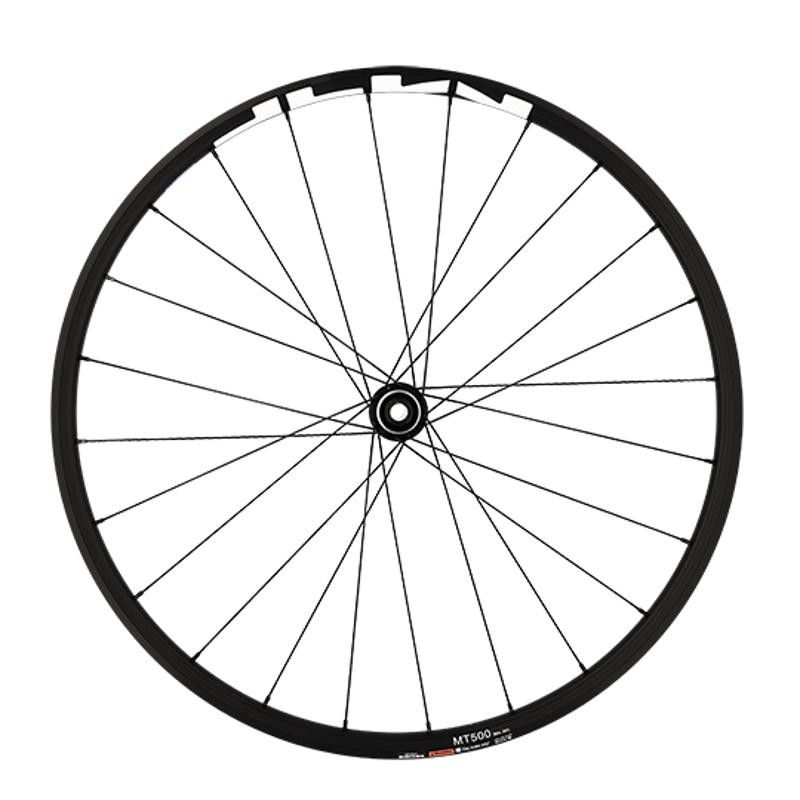ROUE VTT 29" AV JANTE NOIR MOYEU SHIM MT500 DISQUE CENTERLOCK AXE TRAVERSANT 15X100