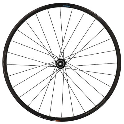 ROUE ROUTE 700 AV JANTE NOIR SHIMANO RS171 DISQUE CENTERLOCK AXE TRAVERS.E THRU