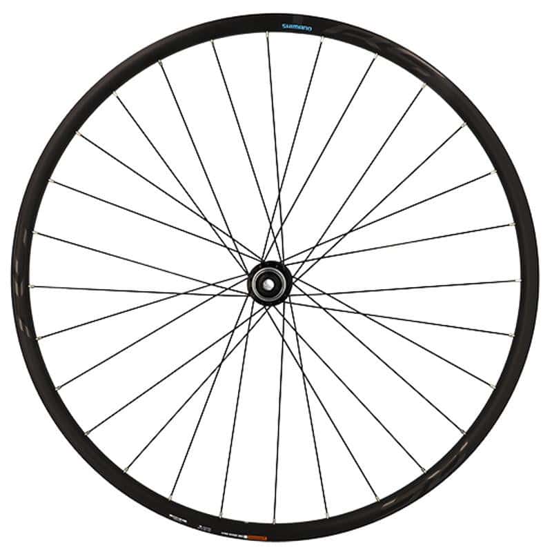 ROUE ROUTE 700 AV JANTE NOIR SHIMANO RS171 DISQUE CENTERLOCK AXE TRAVERS.E THRU