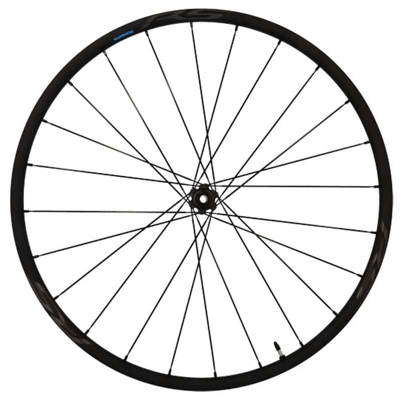 ROUE ROUTE 700 AV JANTE NOIR SHIMANO RS370 DISQUE CENTERLOCK AXE TRAVERS.E THRU TUBELESS