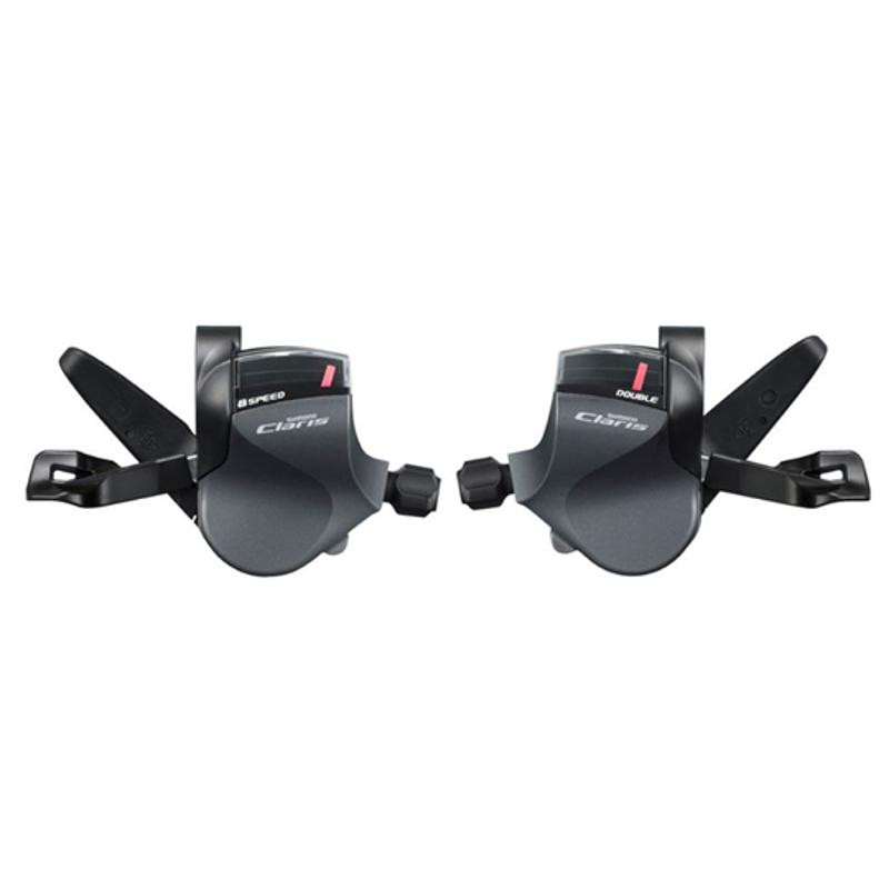 MANETTE ROUTE CINTRE PLAT SHIMANO CLARIS R2000 2X8V. (PR)