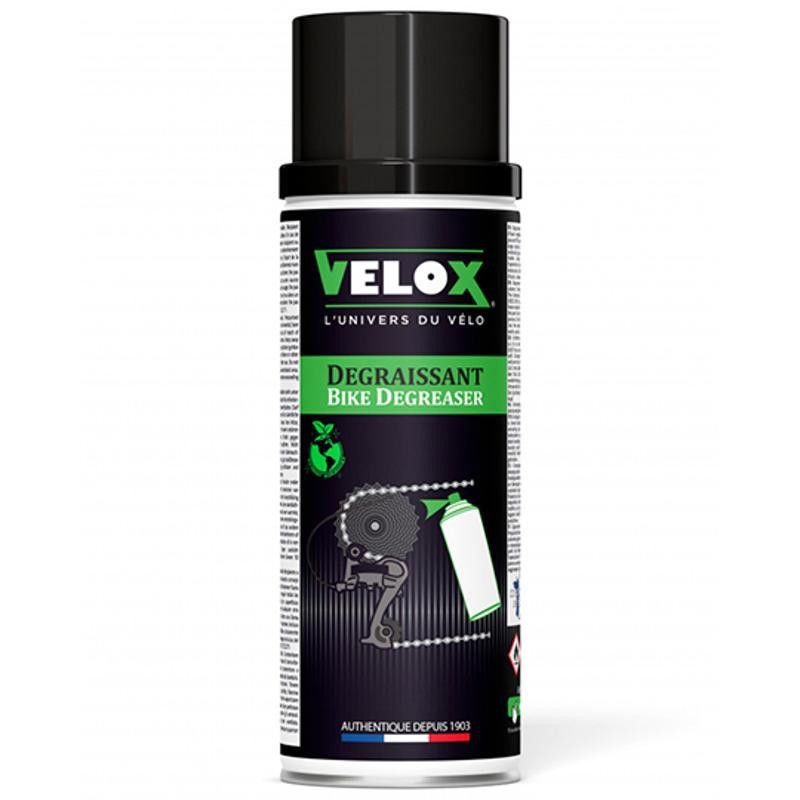 NETTOYANT/DEGRAISSANT VELO BIO VELOX CASSETTE ET CHAINE MULTI (AEROSOL 400ML)