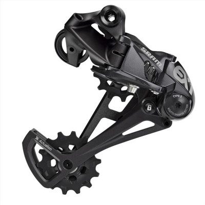 DERAILLEUR VTT AR SRAM EX1  8V. NOIR CHAPE LONGUE