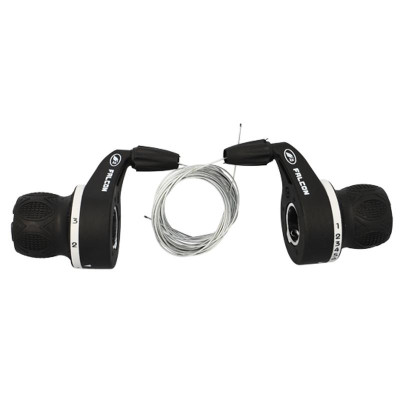 MANETTE VTT P.TOURNANTE  7X3V. FALCON NOIR (PAIRE)