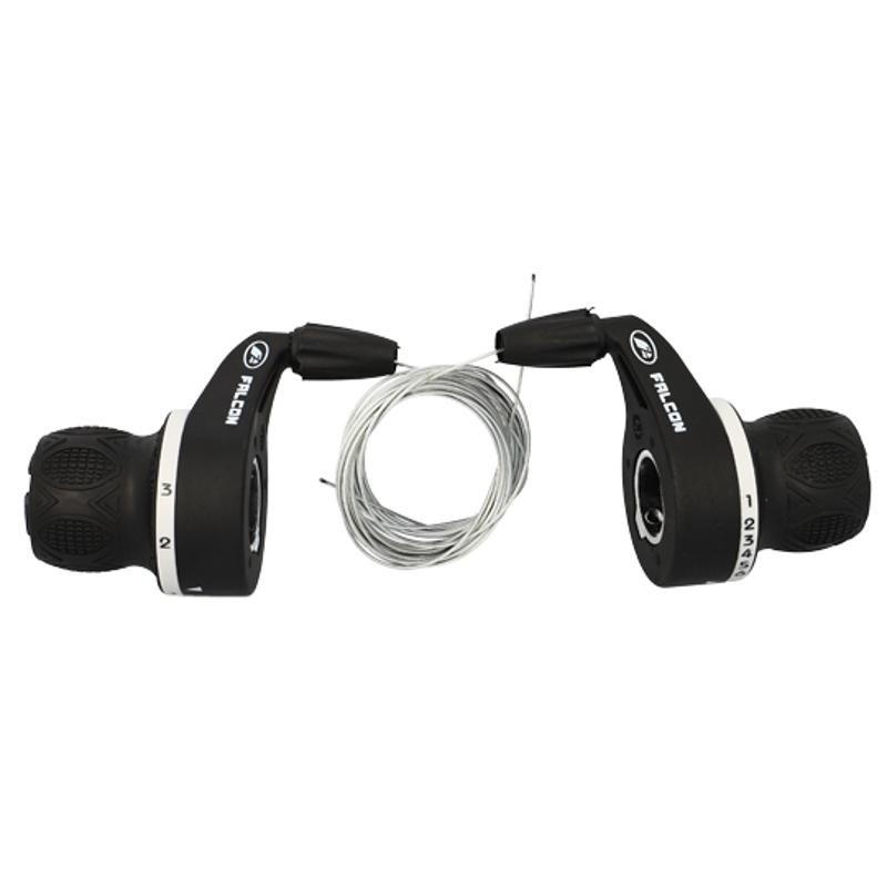 MANETTE VTT P.TOURNANTE  7X3V. FALCON NOIR (PAIRE)