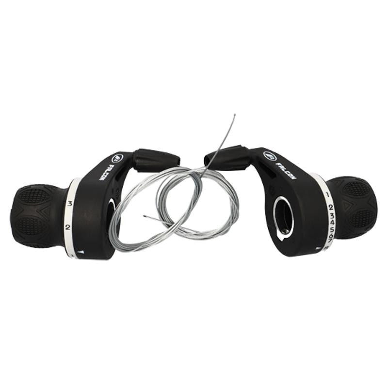 MANETTE VTT P.TOURNANTE  8X3V. FALCON NOIR (PAIRE)