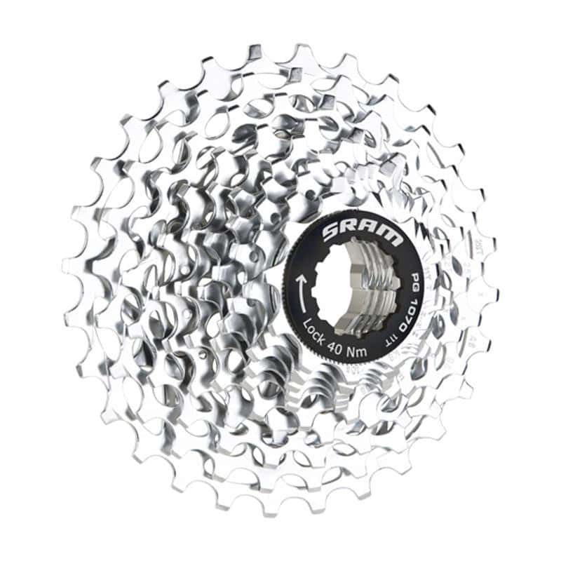 CASSETTE 10V. ROUTE SRAM PG-1070 - 12-28DTS (COMPATIBLE SHIMANO)