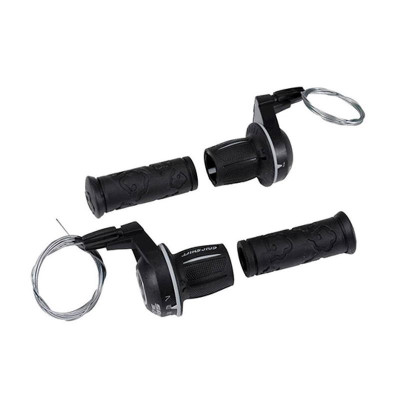 MANETTE VTT P.TOURNANTE  7X3V. SRAM GRIPSHIFT MRX INDEXEE (COMP. SHIMANO) (PAIRE)