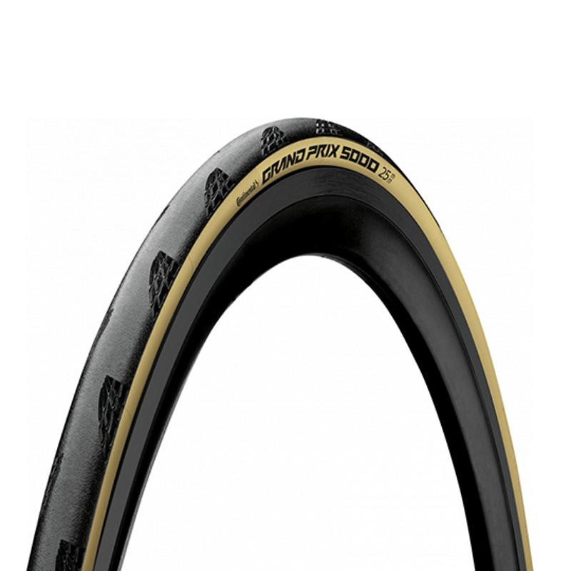 PNEU ROUTE 700X28 TS CONTINENTAL GP 5000 NOIR/CREME VECTRAN BREAKER (28-622)