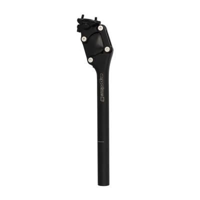 TIGE DE SELLE D27.2 SUSPENSION A PARALLELOGRAMME ALU L350  ERGOTEC NOIR DEB.27MM