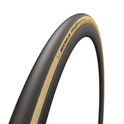 PNEU ROUTE 700X28 TS MICHELIN POWER CUP CLASSIC NOIR/BEIGE (28-622)