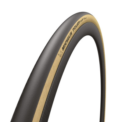 PNEU ROUTE 700X25 TS MICHELIN POWER CUP CLASSIC NOIR/BEIGE TUBELESS READY (25-622)