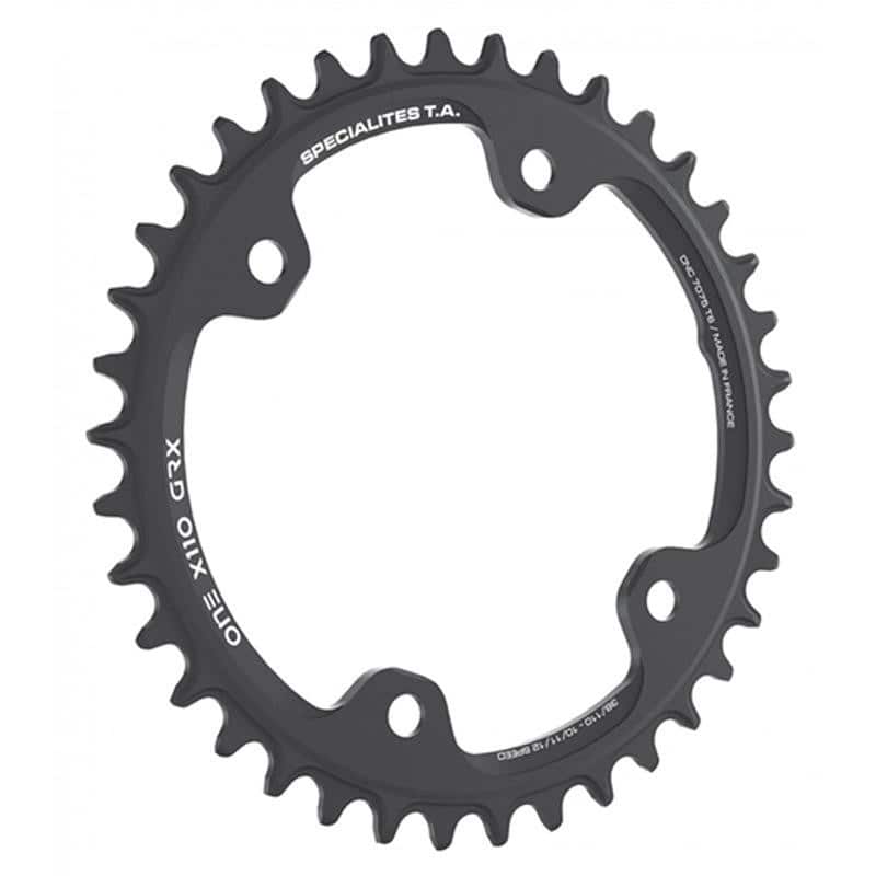 PLATEAU GRAVEL MONO DIAM 110 40DTS NOIR ONE X110 GRX600/810 (COMP.SHIM. 4 BRAN.) TA 10/11/