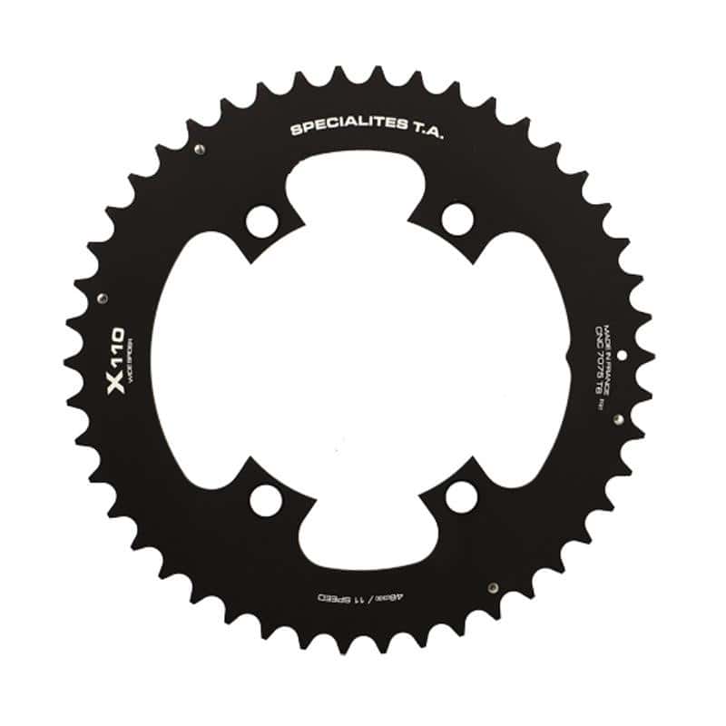 PLATEAU GRAVEL MONO DIAM 110 42DTS NOIR ONE X110 GRX600/810 (COMP.SHIM. 4 BRAN.) TA 10/11/