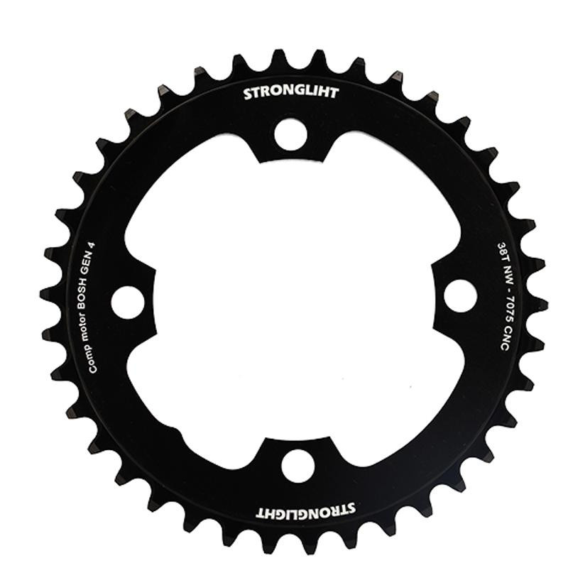 PLATEAU GRAVEL MONO DIAM 123 42DTS ALU 7075 NOIR 4 BRAN. STRONG COMP. CAMPA EKAR 13