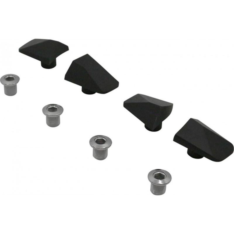 CACHE VISSERIE PLATEAU X110 COMPATIBLE SHIMANO105/R7000 NOIR TA (X4)