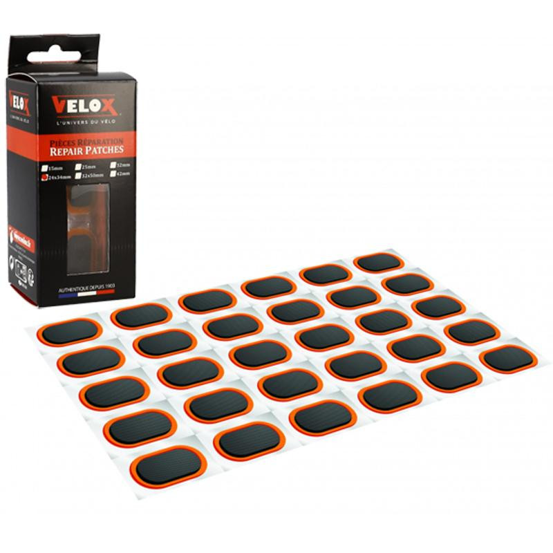 NECESSAIRE REP/RUSTINE VELOX STANDARD D24X34MM (SACHET 50 PIECES)