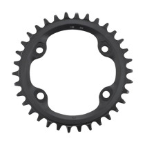 PLATEAU VTT MONO DIAM  96 EXTER 34DTS NOIR 4 BRANCHES SHIMANO MT610 12V.
