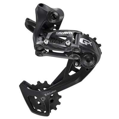DERAILLEUR VTT AR SRAM GX 11V. NOIR MOYENNE CHAPE (2X11)