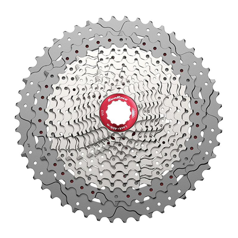 CASSETTE 11V. VTT SUNRACE CSMX80 METALLIC - 11-51DTS (COMPATIBLE SHIMANO)