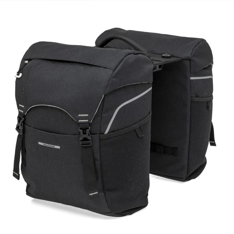 SACOCHE VELO PORTE BAGAGE A PONT NEWLOOXS SPORTS NOIR MIK - 32 LITRES - 290x390x160MM