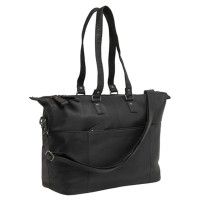 SACOCHE VELO PORTE BAGAGE NEWLOOXS LEATHER VERLA NOIR - 21 LITRES - 340X440X180MM