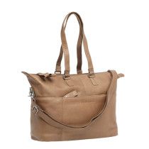SACOCHE VELO PORTE BAGAGE NEWLOOXS LEATHER VERLA COGNAC - 21 LITRES - 340X440X180MM