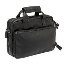 SACOCHE VELO PORTE BAGAGE NEWLOOXS LEATHER CALI NOIR - 17 LITRES - 400X310X150MM