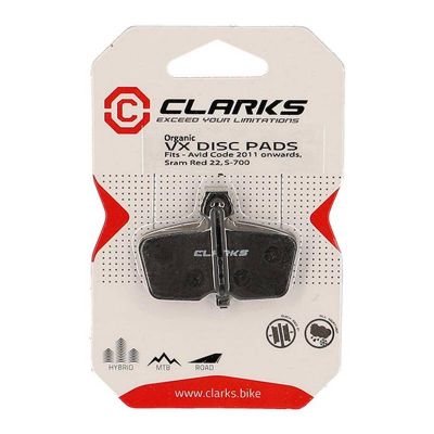 Plaquettes de Frein Clarks VTT 02 Organique Avid Code, Code R