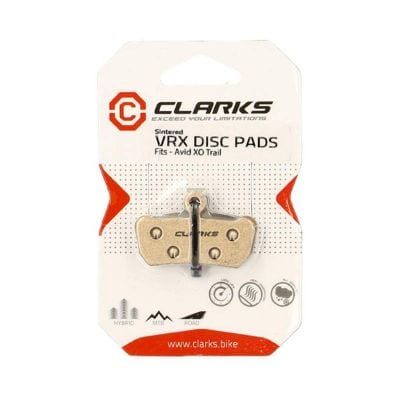 Plaquettes de Frein Clarks VTT 06 Métallique Avid XO, Elixir Trail, Guide 4 Pistons