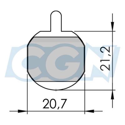 PLAQUETTE FREIN VTT 16 CLARKS ORGANIQUE ADAPT. HAYES MECA./GX-2/MX-2/MX-3/MX-4 (X 25)