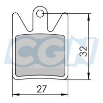 Plaquettes de Frein Clarks VTT Métal Fritté Hope Enduro4/DH4/M4
