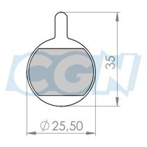 Plaquettes de Frein Clarks VTT Organique Promax 320/400/610J/50J/700