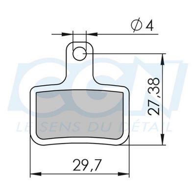 Plaquettes de Frein Clarks VTT Organique Sram DB1 DB3 DB5 Level-T/TL