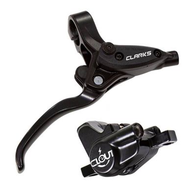 Freins à Disque Hydraulique Avant & Arrière Clarks E-CLOUT 180/160mm Noir