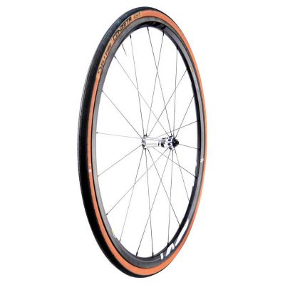 Pneu Deli Route 700X25 TS Conzeta Anti-Crevaison 1.3mm Noir/Marron Tan SA-249 25-622