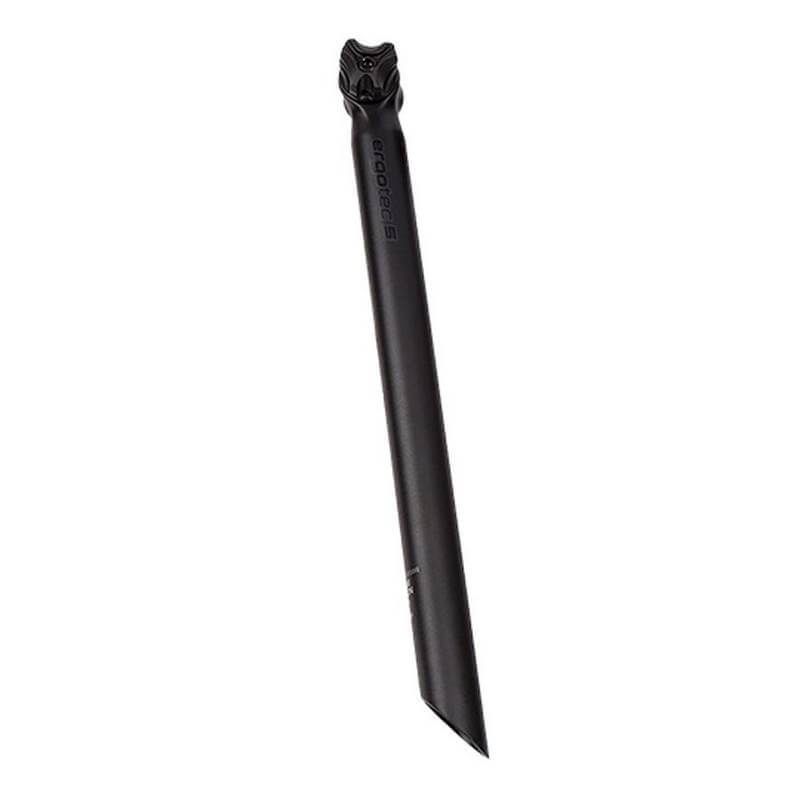 Tige de Selle Ergotec Route/VTT Viper Ø 31.6mm Alu L 400mm Noir Déport 0mm Level 5