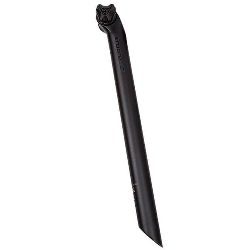 Tige de Selle Ergotec Route/VTT Ø 27.2mm L 400mm Noir Déport 10mm Level 5