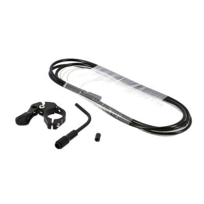 TIGE DE SELLE D27.2 TELESCOPIQUE REGL. ALU L400  ERGOTEC UP AND DOWN RC NOIR MAN. GUIDON