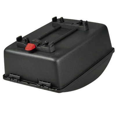 Top Case Vélo Klickfix Box Noir 12L + Fixation Racktime 25X18X35 cm